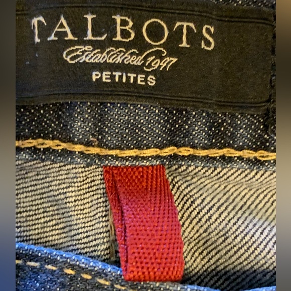 Talbots 99% cotton straight jeans 6P - Picture 4 of 6